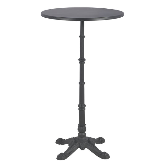 Pub Bar Table 23.62-Inch Round Top 43.3-Inch Height Modern Style Standing Circular Cocktail Table Suitable for Living Room,Restaurant Bistro Table(Metal table top)