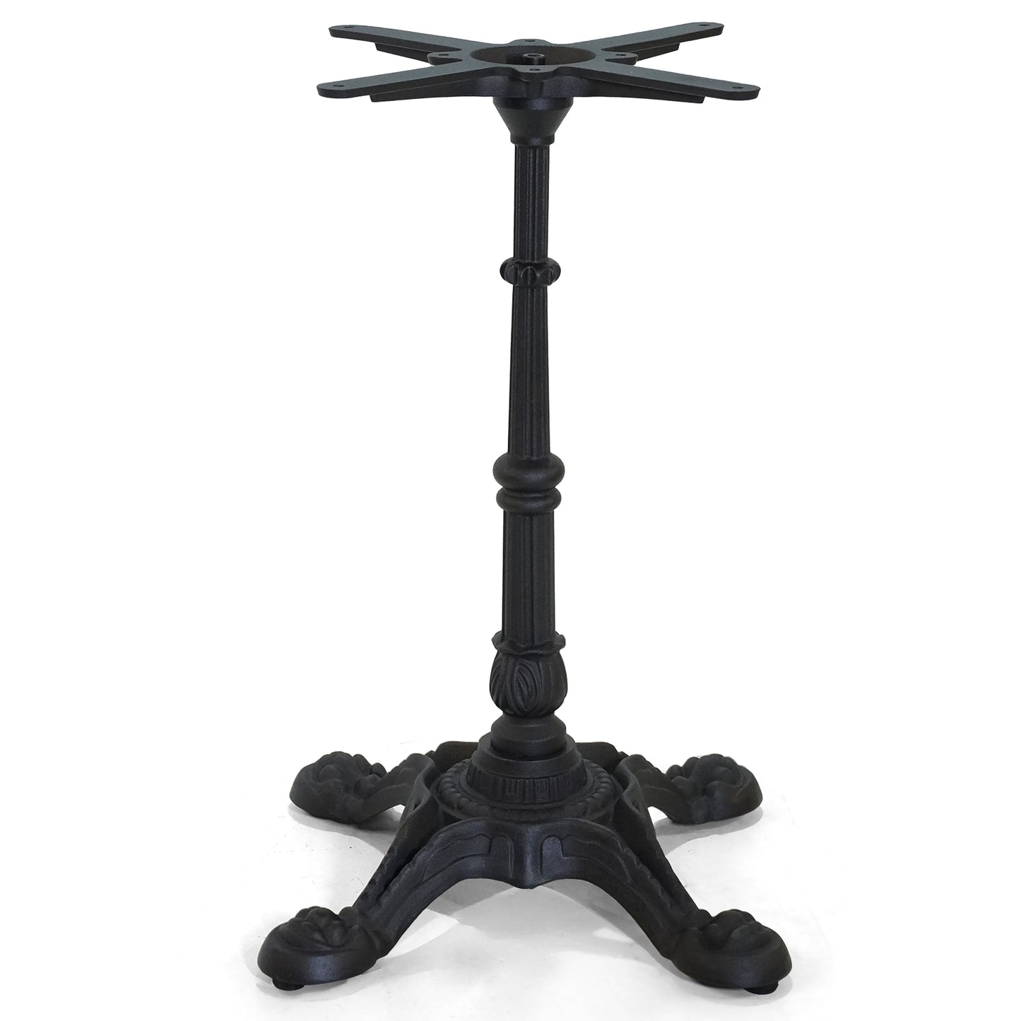 H27.95 Cast Iron Table Base with 4 tiger claw feet, Table Leg Black