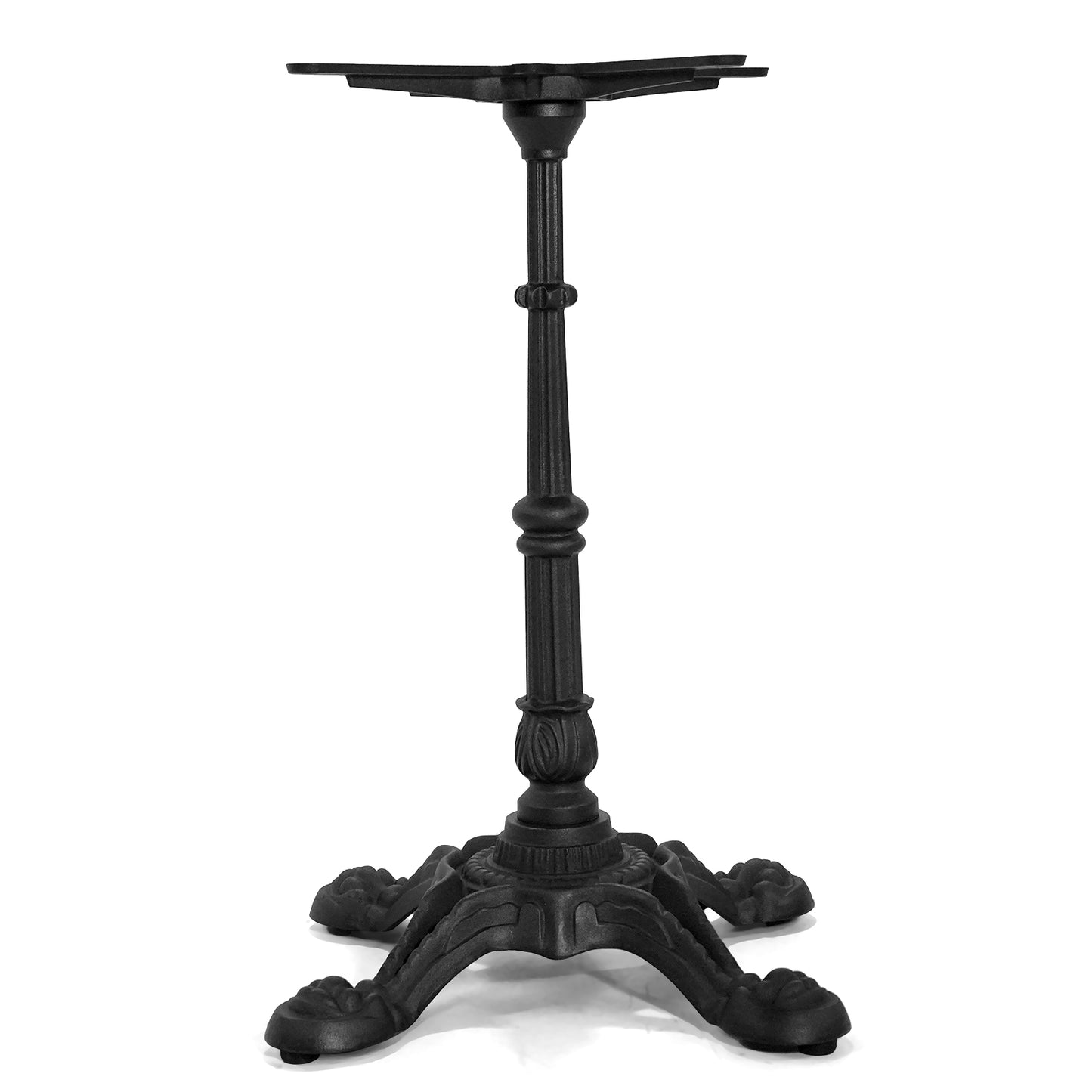 H27.95 Cast Iron Table Base with 4 tiger claw feet, Table Leg Black