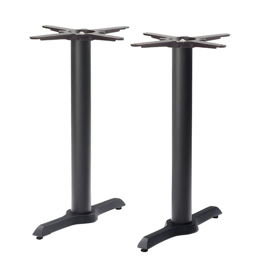 Set of 2,H27.7 Cast Iron Table Base with "I" type table feet , Table Leg Black