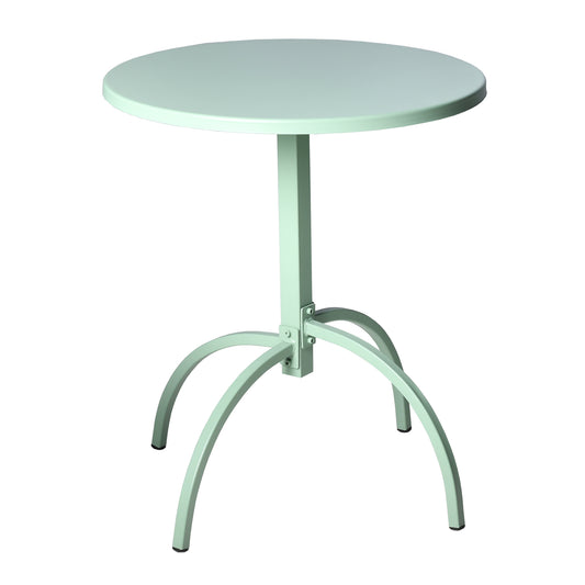 Modern Round Pub Table23.62-Inch Top Indoor-Outdoor Metal Bar Height Table,Cafe &amp; Break Room Bistro Table,Easy Assembly,with Base(29.5H)