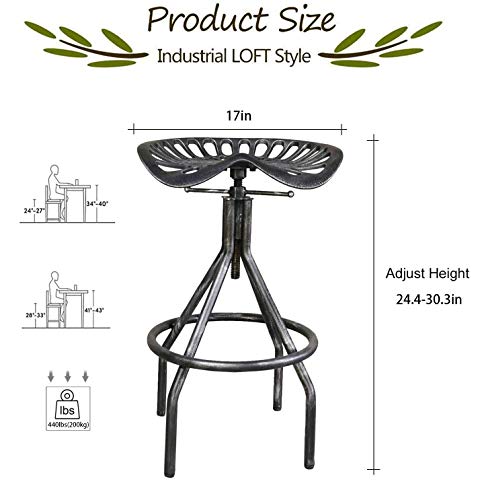 Tractor style bar online stools